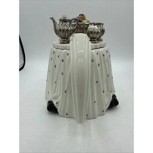 Paul Cardew Teapot Victorian Silver Service Porcelain Retired - Picture 7 of 16